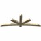 Ekena Millwork Alberta Rough Sawn Timber Gable Bracket, Douglas Fir, 108"W x 40"H x 4"D x 6"F, 9/12 Pitch GBW108X40X0406ALB00RDF - alternate 4